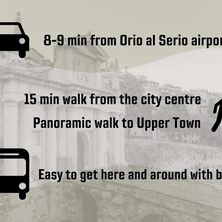 Zina - Giallo - 10 Min From Centre And Airport بيرغامو